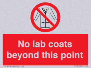 No lab coats beyond this point